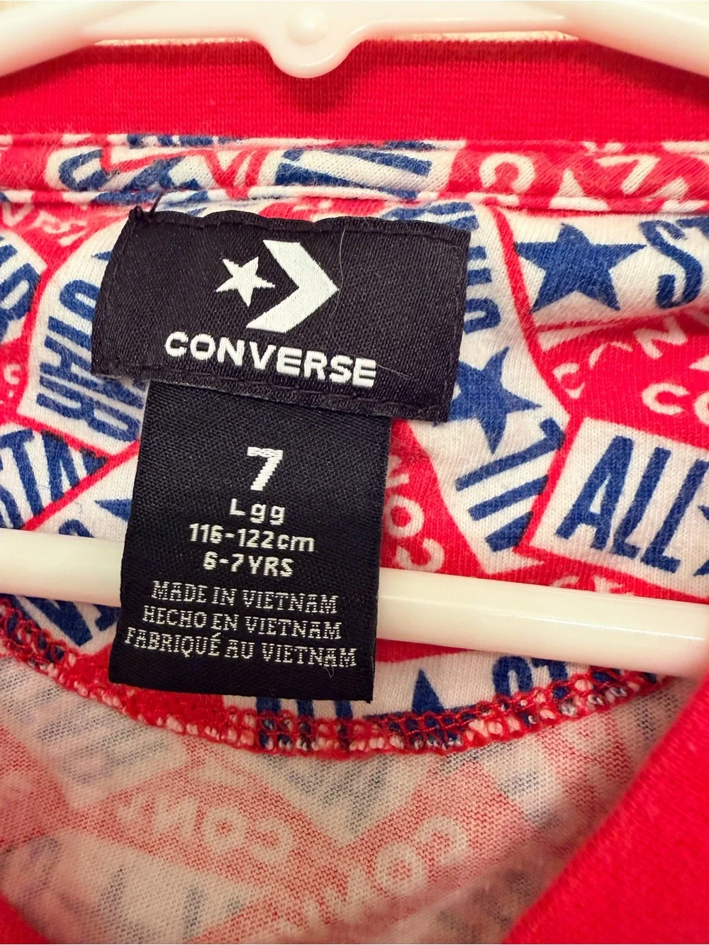 Converse Kids' Red White & Blue All-Star Graphic Tee